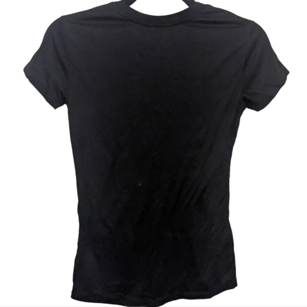 True Religion Women's Black Sequin Logo Tee ✨ - Picture 3 of 9